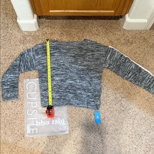 Cupshe Charcoal Knit Sweater